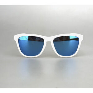 Goodr Sunglasses mod. Iced by Yetis Matte White Blue Mirrored Polarized Shades